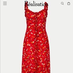 Réalisation Par The Juliet Dress in Rouge Fleur